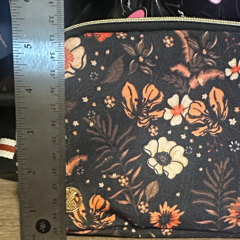 Simply Southern Floral Belt Bag - Black, Orange, White - Picture 6 of 7